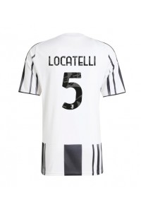 Juventus Manuel Locatelli #5 Voetbaltruitje Thuis tenue 2025-26 Korte Mouw